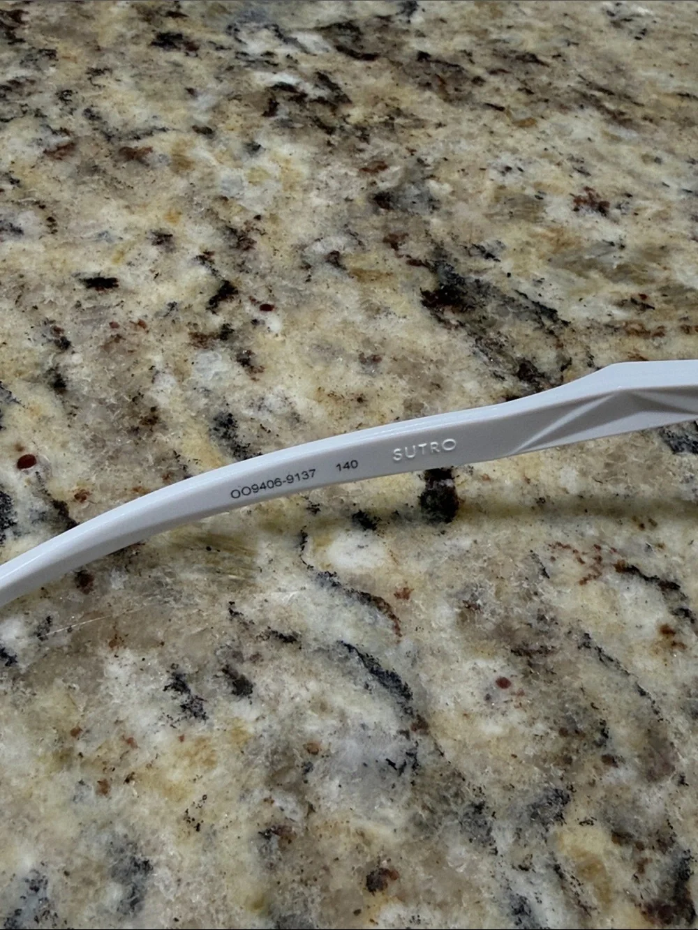 Oakley Sutro White Frame Sunglasses with Red Mirrored Lens